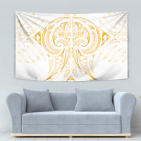 Maori Rugby Custom Ngaru Mangopare Tapestry Koura Niho Taniwha Motif LT9 - Polynesian Pride