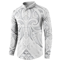 Maori Rugby Custom Ngaru Mangopare Button Sweatshirt Kiwikiwi Niho Taniwha Motif LT9 - Polynesian Pride