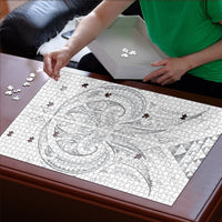 Maori Rugby Custom Ngaru Mangopare Puzzle Kiwikiwi Niho Taniwha Motif LT9 - Polynesian Pride