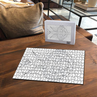 Maori Rugby Custom Ngaru Mangopare Puzzle Kiwikiwi Niho Taniwha Motif LT9 - Polynesian Pride