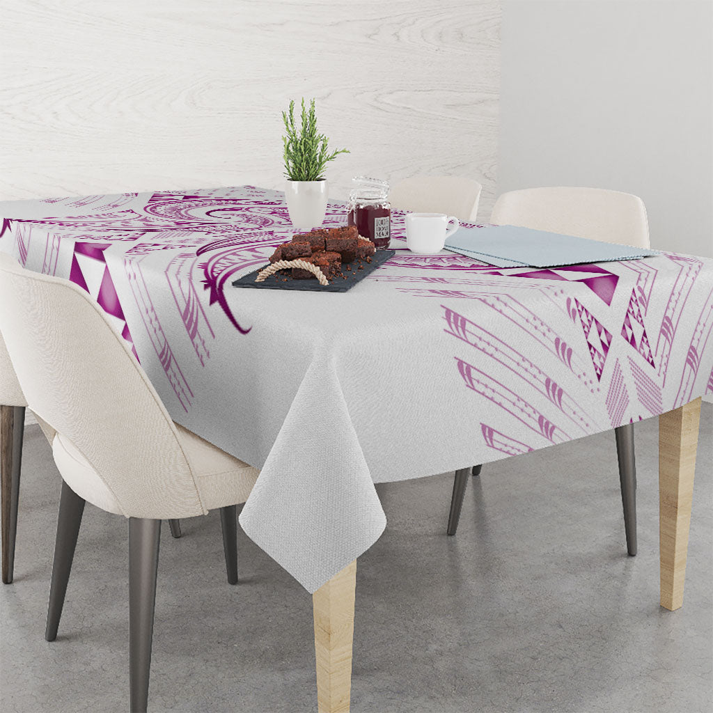 Maori Rugby Custom Ngaru Mangopare Tablecloth Mawhero Niho Taniwha Motif LT9 - Polynesian Pride