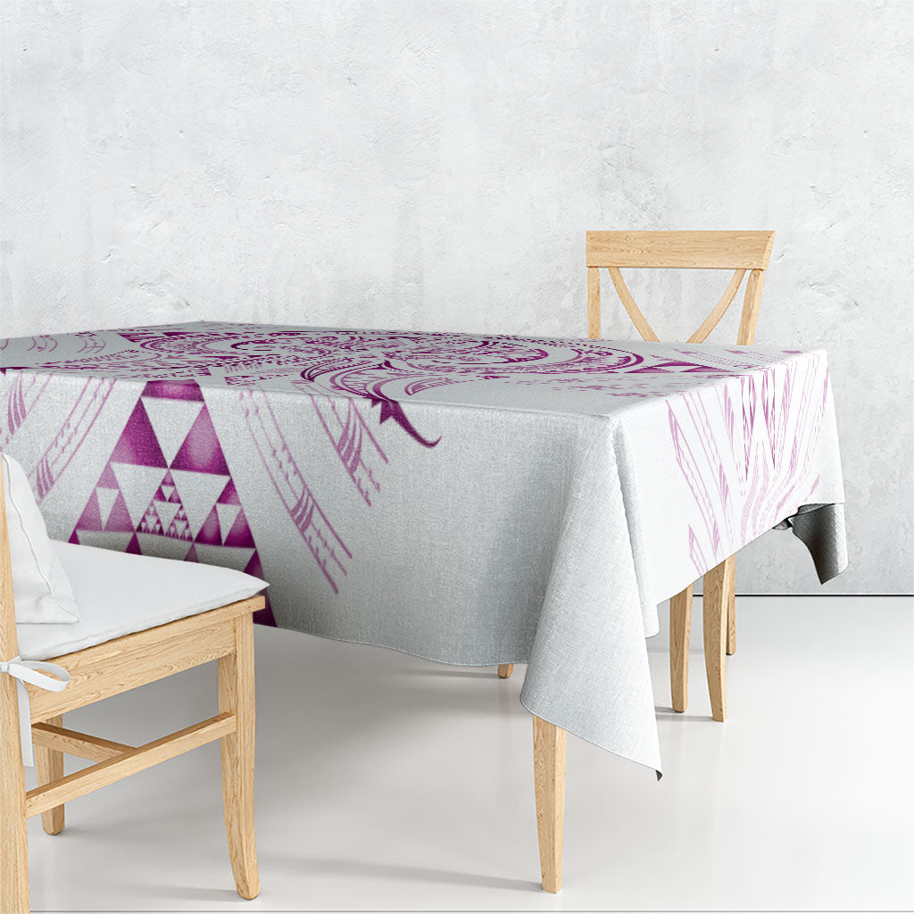 Maori Rugby Custom Ngaru Mangopare Tablecloth Mawhero Niho Taniwha Motif LT9 - Polynesian Pride