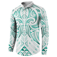 Maori Rugby Custom Ngaru Mangopare Button Sweatshirt Karikiorangi Taniwha Motif LT9 - Polynesian Pride