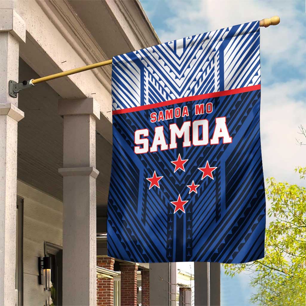 Rugby Toa Samoa Garden Flag Samoa mo Samoa Island Warrior Pride - Polynesian Pride