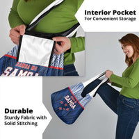 Rugby Toa Samoa Grocery Bag Samoa mo Samoa Island Warrior Pride - Polynesian Pride