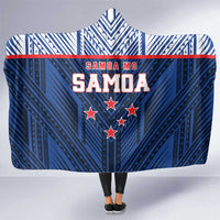 Rugby Toa Samoa Hooded Blanket Samoa mo Samoa Island Warrior Pride - Polynesian Pride