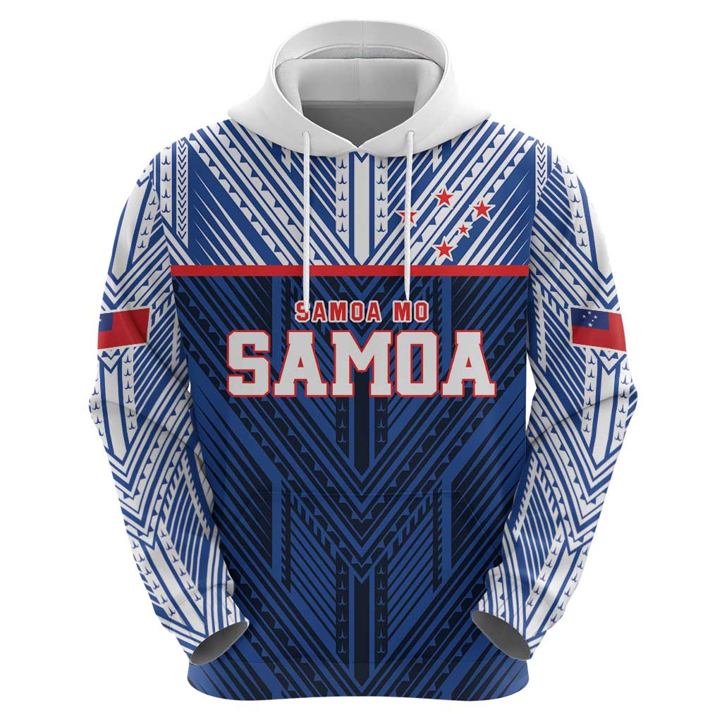 Custom Rugby Toa Samoa Hoodie Samoa mo Samoa Island Warrior Pride - Polynesian Pride