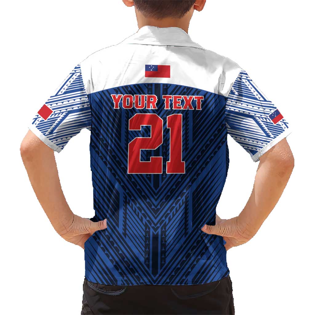 Custom Rugby Toa Samoa Kid Hawaiian Shirt Samoa mo Samoa Island Warrior Pride - Polynesian Pride