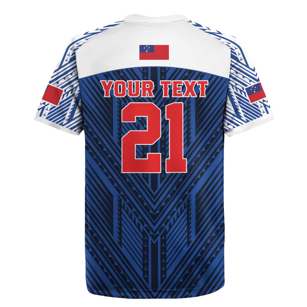 Custom Rugby Toa Samoa Rugby Jersey Samoa mo Samoa Island Warrior Pride - Polynesian Pride