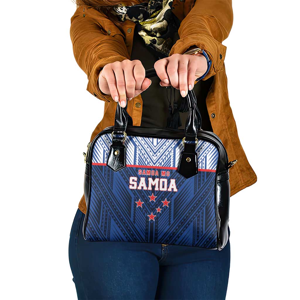 Rugby Toa Samoa Shoulder Handbag Samoa mo Samoa Island Warrior Pride - Polynesian Pride