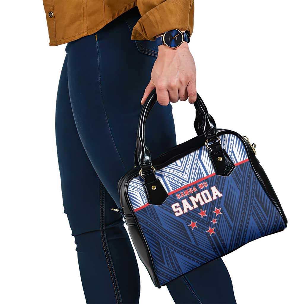 Rugby Toa Samoa Shoulder Handbag Samoa mo Samoa Island Warrior Pride - Polynesian Pride