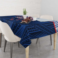 Rugby Toa Samoa Tablecloth Samoa mo Samoa Island Warrior Pride - Polynesian Pride