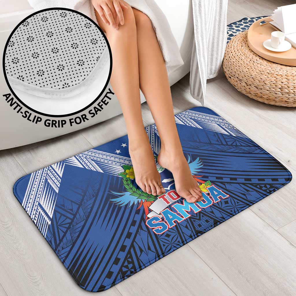 Rugby Toa Samoa Bathroom Set Samoa mo Samoa Strength in Tatau - Polynesian Pride