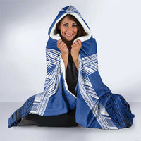 Rugby Toa Samoa Hooded Blanket Samoa mo Samoa Strength in Tatau - Polynesian Pride