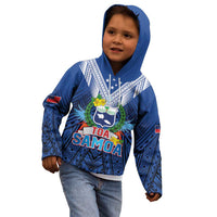 Custom Rugby Toa Samoa Kid Hoodie Samoa mo Samoa Strength in Tatau - Polynesian Pride