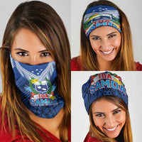 Rugby Toa Samoa Neck Gaiter Samoa mo Samoa Strength in Tatau - Polynesian Pride