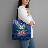 Rugby Toa Samoa Tote Bag Samoa mo Samoa Strength in Tatau - Polynesian Pride