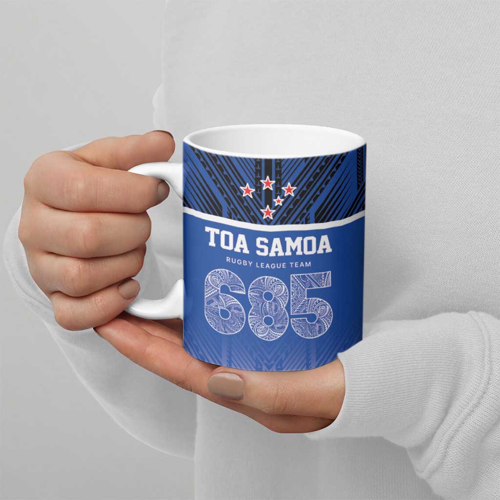 Toa Samoa 685 Ceramic Mug Uso Aso Uma For Life For Samoa - Polynesian Pride