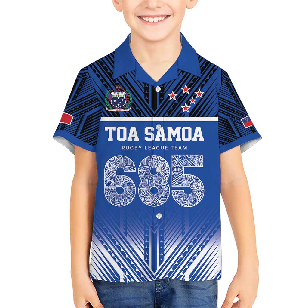 Toa Samoa 685 Kid Hawaiian Shirt Uso Aso Uma For Life For Samoa - Polynesian Pride