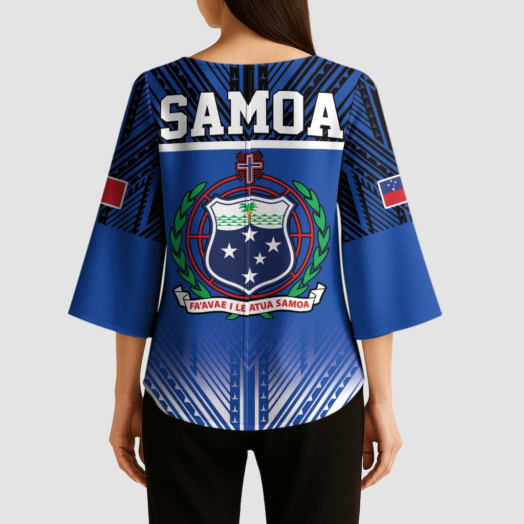 Toa Samoa 685 Kimono Sleeve Blouse Uso Aso Uma For Life For Samoa - Polynesian Pride