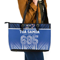 Toa Samoa 685 Leather Tote Bag Uso Aso Uma For Life For Samoa - Polynesian Pride