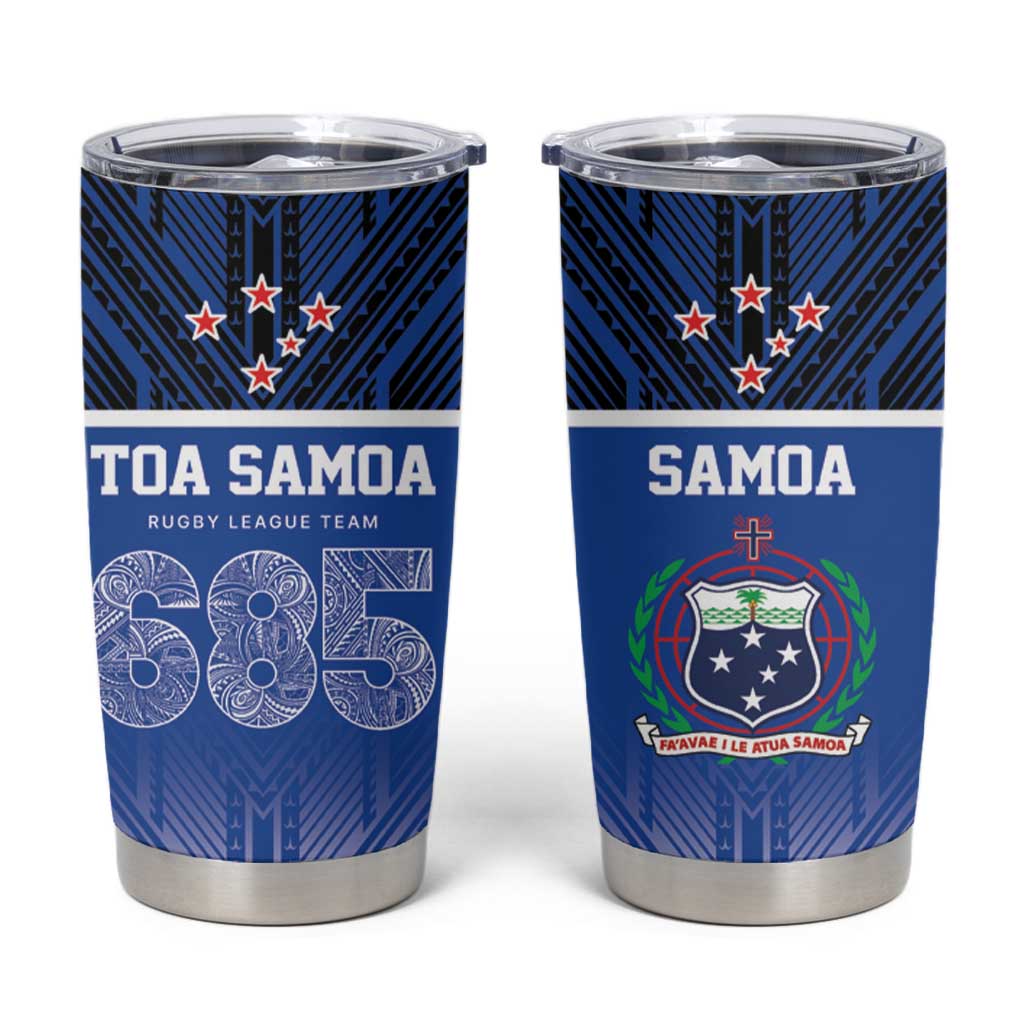 Toa Samoa 685 Tumbler Cup Uso Aso Uma For Life For Samoa - Polynesian Pride