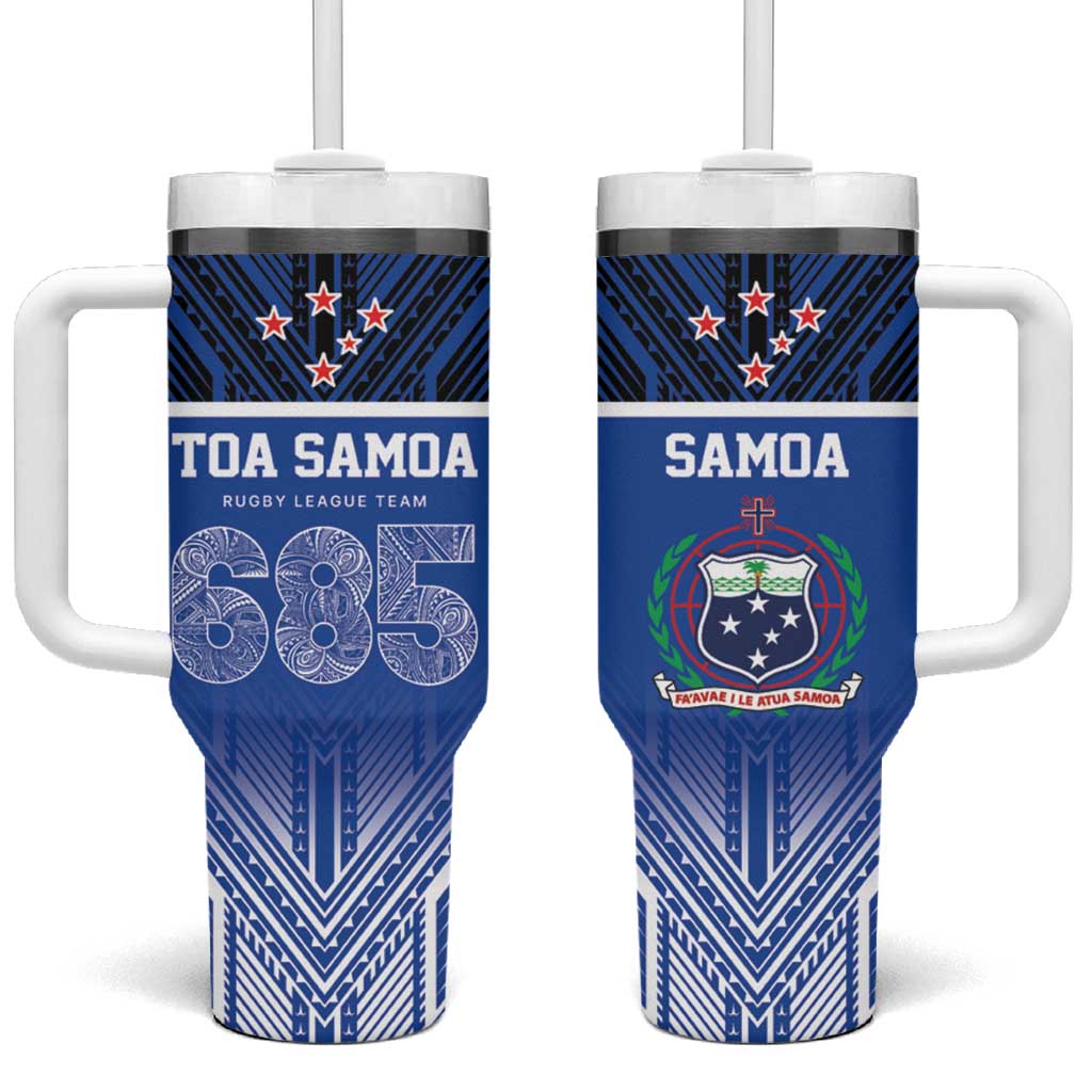 Toa Samoa 685 Tumbler With Handle Uso Aso Uma For Life For Samoa - Polynesian Pride