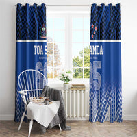 Toa Samoa 685 Window Curtain Uso Aso Uma For Life For Samoa - Polynesian Pride
