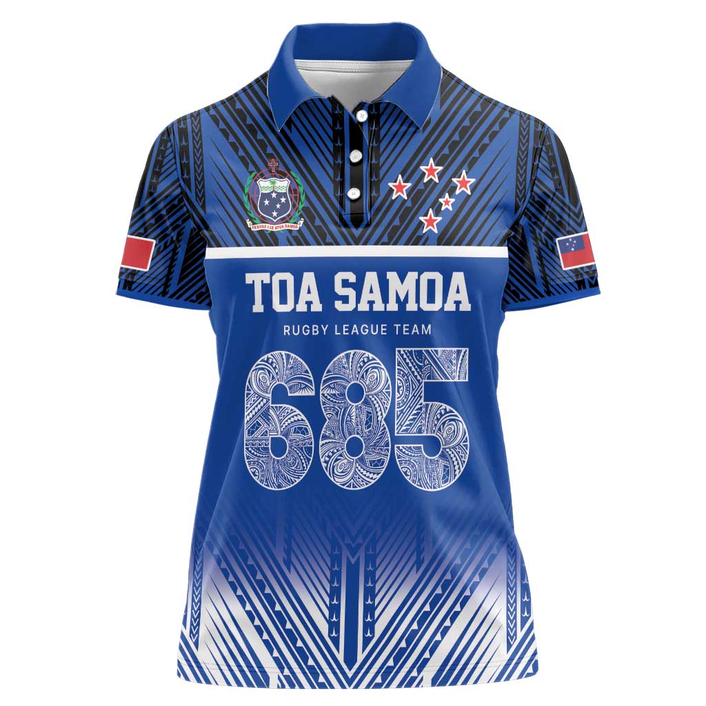 Toa Samoa 685 Women Polo Shirt Uso Aso Uma For Life For Samoa - Polynesian Pride