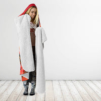 Personalised Wishes in Tahitian Christmas Hooded Blanket French Polynesia Santa Beach LT9 - Polynesian Pride