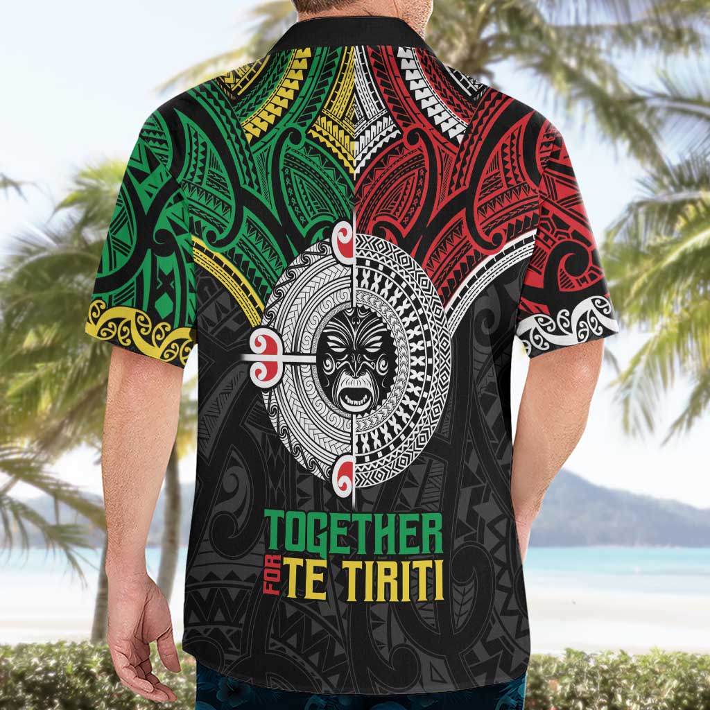 Aotearoa and Cook Islands Mo Te Tiriti Hawaiian Shirt New Zealand Honour The Treaty Ake!Ake!Ake! LT9 - Polynesian Pride