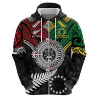 Aotearoa and Cook Islands Mo Te Tiriti Hoodie New Zealand Honour The Treaty Ake!Ake!Ake! LT9 - Polynesian Pride