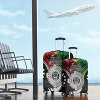 Aotearoa and Cook Islands Mo Te Tiriti Luggage Cover New Zealand Honour The Treaty Ake!Ake!Ake! LT9 - Polynesian Pride