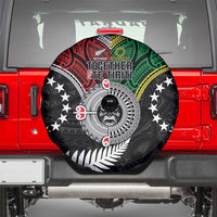 Aotearoa and Cook Islands Mo Te Tiriti Spare Tire Cover New Zealand Honour The Treaty Ake!Ake!Ake! LT9 - Polynesian Pride