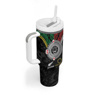 Aotearoa and Cook Islands Mo Te Tiriti Tumbler With Handle New Zealand Honour The Treaty Ake!Ake!Ake! LT9 - Polynesian Pride