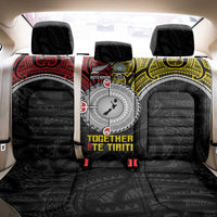 Aotearoa and Niue Mo Te Tiriti Back Car Seat Cover New Zealand Honour The Treaty Ake!Ake!Ake! LT9 - Polynesian Pride