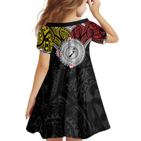 Aotearoa and Niue Mo Te Tiriti Family Matching Tank Maxi Dress and Hawaiian Shirt New Zealand Honour The Treaty Ake!Ake!Ake! LT9 - Polynesian Pride