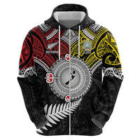 Aotearoa and Niue Mo Te Tiriti Hoodie New Zealand Honour The Treaty Ake!Ake!Ake! LT9 - Polynesian Pride