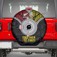 Aotearoa and Niue Mo Te Tiriti Spare Tire Cover New Zealand Honour The Treaty Ake!Ake!Ake! LT9 - Polynesian Pride