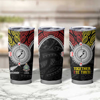 Aotearoa and Niue Mo Te Tiriti Tumbler Cup New Zealand Honour The Treaty Ake!Ake!Ake! LT9 - Polynesian Pride