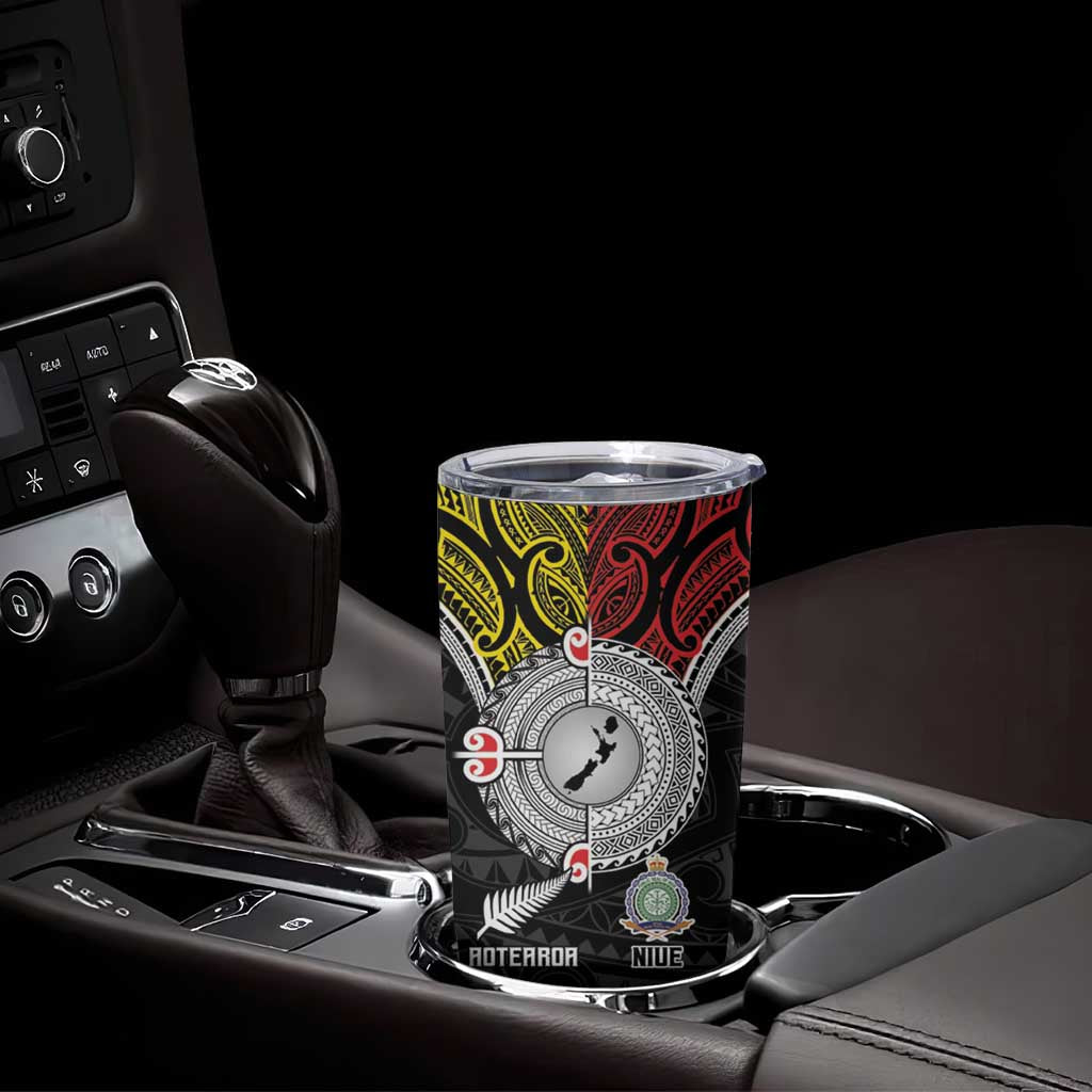 Aotearoa and Niue Mo Te Tiriti Tumbler Cup New Zealand Honour The Treaty Ake!Ake!Ake! LT9 - Polynesian Pride