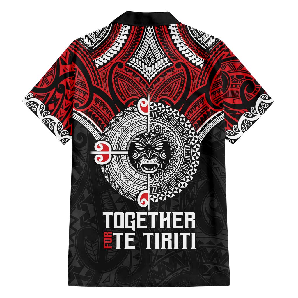 Aotearoa and Tonga Mo Te Tiriti Family Matching Puletasi and Hawaiian Shirt New Zealand Honour The Treaty Ake!Ake!Ake! LT9 - Polynesian Pride