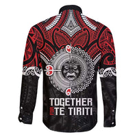 Aotearoa and Tonga Mo Te Tiriti Family Matching Tank Maxi Dress and Hawaiian Shirt New Zealand Honour The Treaty Ake!Ake!Ake! LT9 - Polynesian Pride