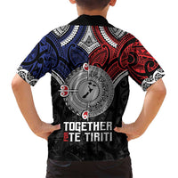 Aotearoa and Samoa Mo Te Tiriti Family Matching Tank Maxi Dress and Hawaiian Shirt Tangata Moana Stand with Tangata Whenua LT9 - Polynesian Pride