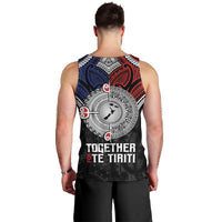 Aotearoa and Samoa Mo Te Tiriti Men Tank Top Tangata Moana Stand with Tangata Whenua LT9 - Polynesian Pride