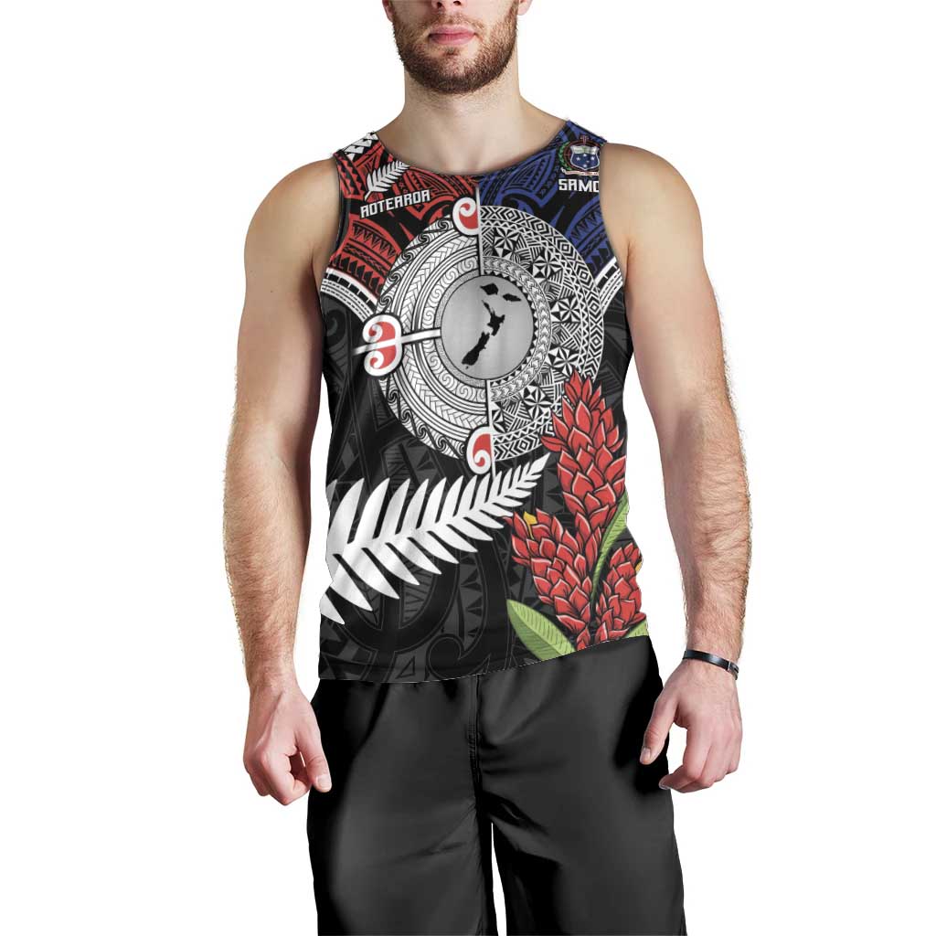 Aotearoa and Samoa Mo Te Tiriti Men Tank Top Tangata Moana Stand with Tangata Whenua LT9 - Polynesian Pride