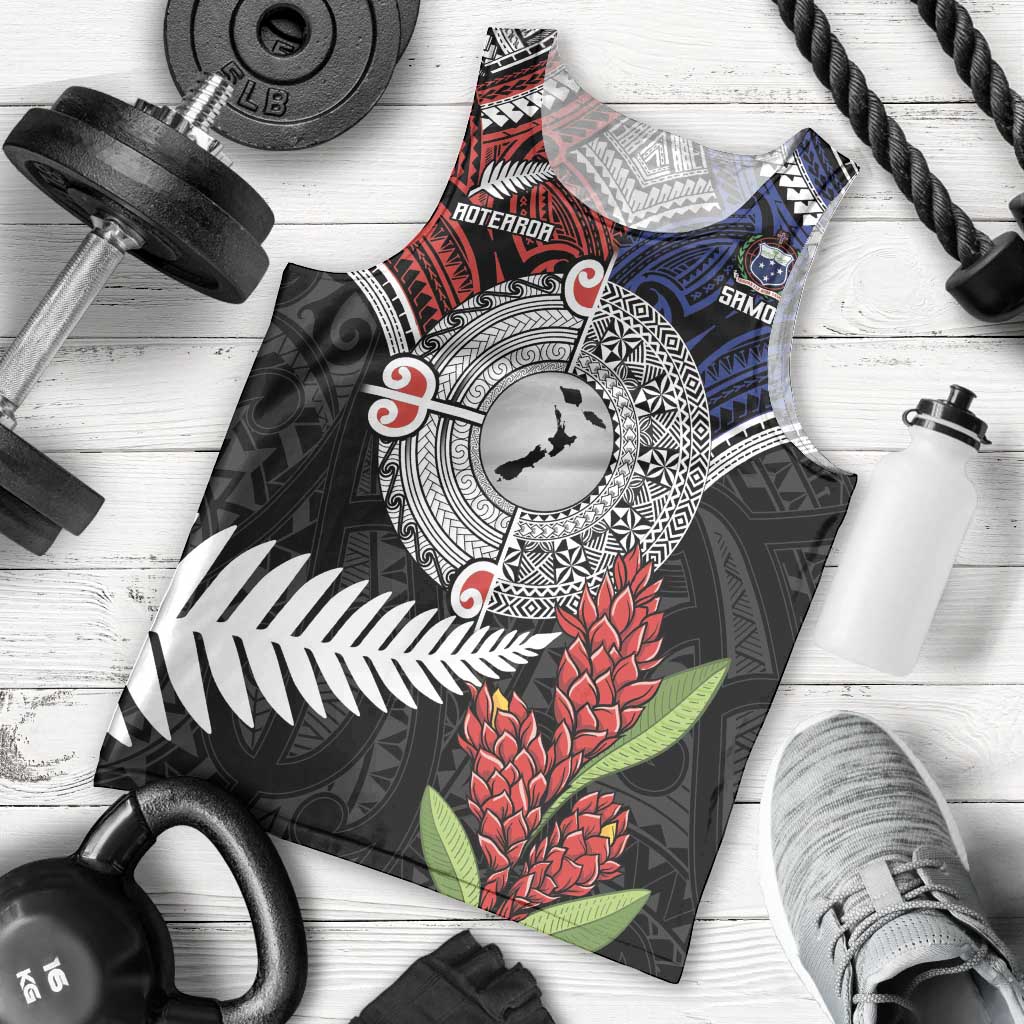 Aotearoa and Samoa Mo Te Tiriti Men Tank Top Tangata Moana Stand with Tangata Whenua LT9 - Polynesian Pride
