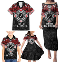 Aotearoa Proud To Be Maori Family Matching Puletasi and Hawaiian Shirt New Zealand Fight Together LT9 - Polynesian Pride
