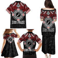Aotearoa Proud To Be Maori Family Matching Puletasi and Hawaiian Shirt New Zealand Fight Together LT9 - Polynesian Pride