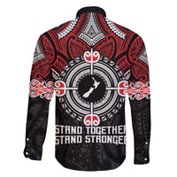 Aotearoa Proud To Be Maori Family Matching Puletasi and Hawaiian Shirt New Zealand Fight Together LT9 - Polynesian Pride